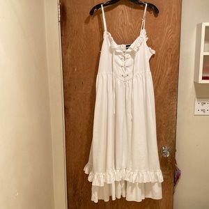 White Cottagecore dress by Cider